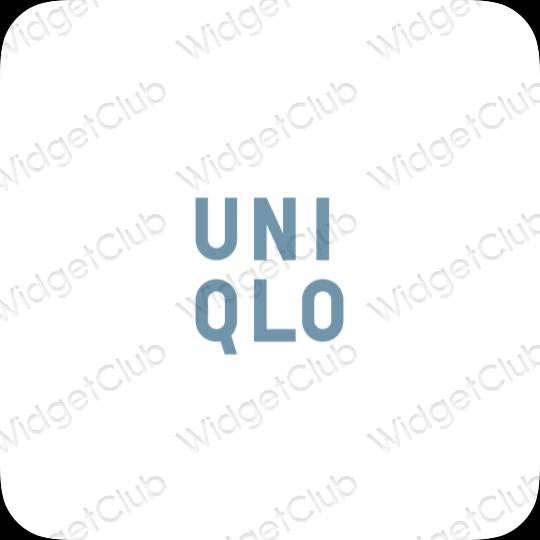ესთეტიკური UNIQLO აპლიკაციის ხატები