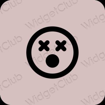 Stijlvol roze Safari app-pictogrammen