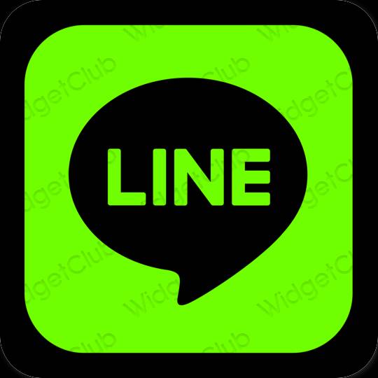 Æstetiske LINE app-ikoner