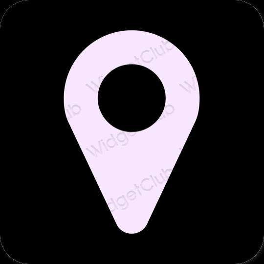 Icone delle app Google Map estetiche