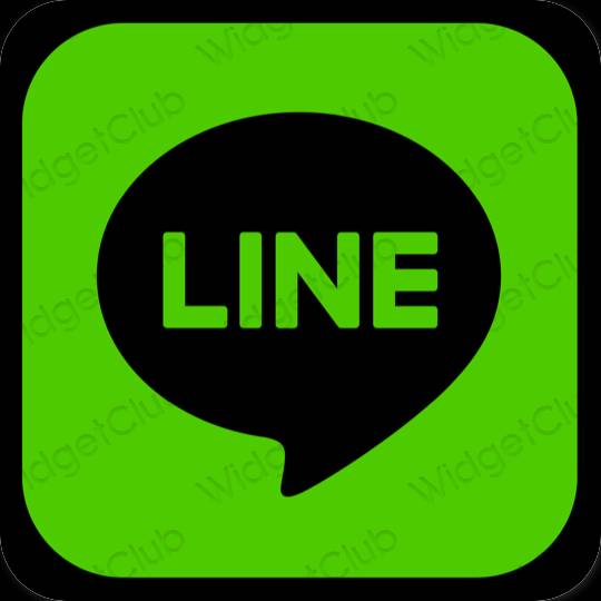 Естетичні LINE значки програм