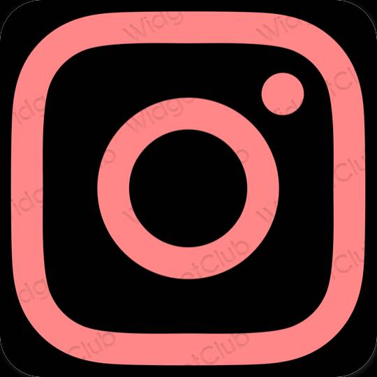 Estetické ikony aplikací Instagram