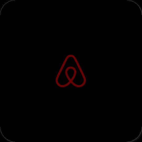 เกี่ยวกับความงาม สีดำ Airbnb ไอคอนแอพ