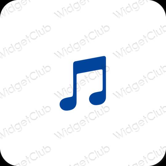 Estetinės Apple Music programų piktogramos