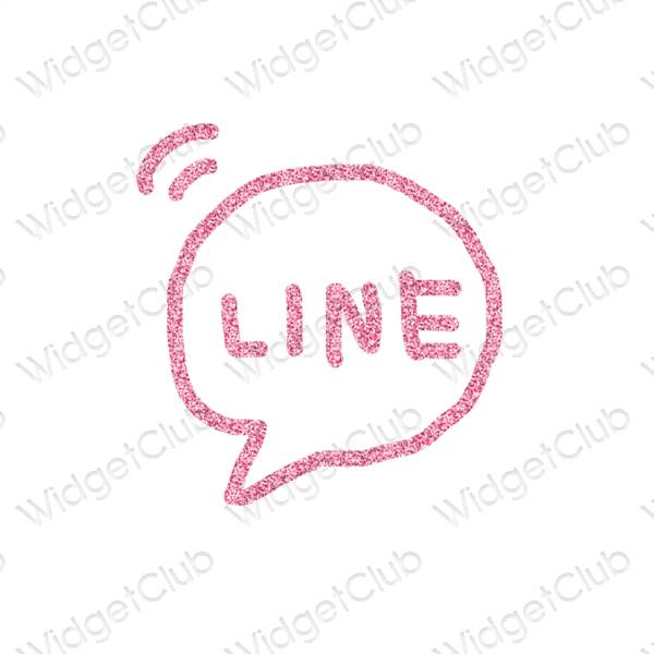 Estetske LINE ikone aplikacij