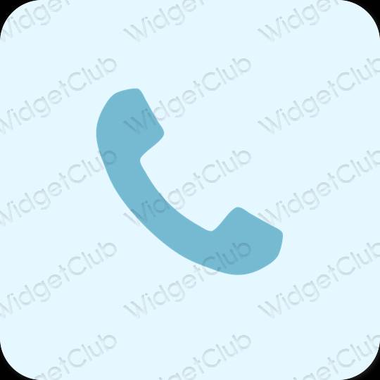 Estetický nachový Phone ikony aplikací
