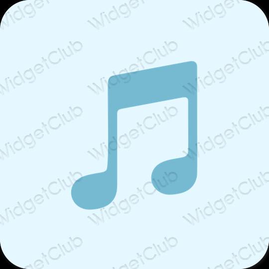 Estético roxo Apple Music ícones de aplicativos