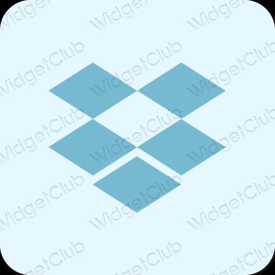 Ästhetisch Violett Dropbox App-Symbole