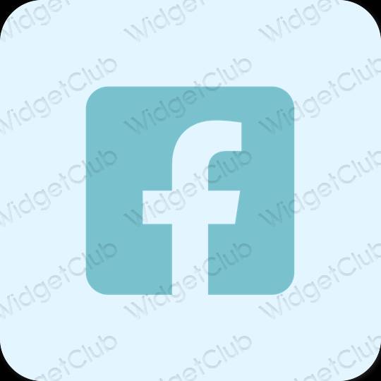 Estetski ljubičasta Facebook ikone aplikacija