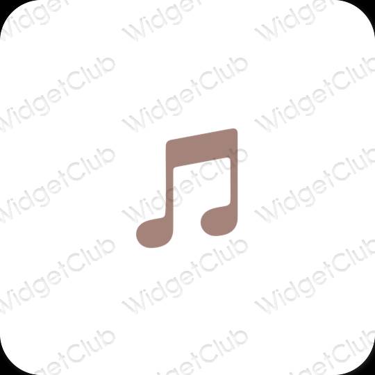 Ästhetische Apple Music App-Symbole