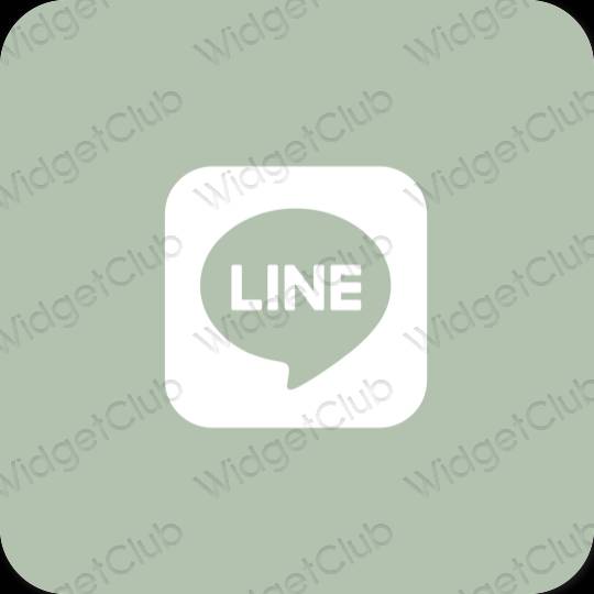 Естетске LINE иконе апликација