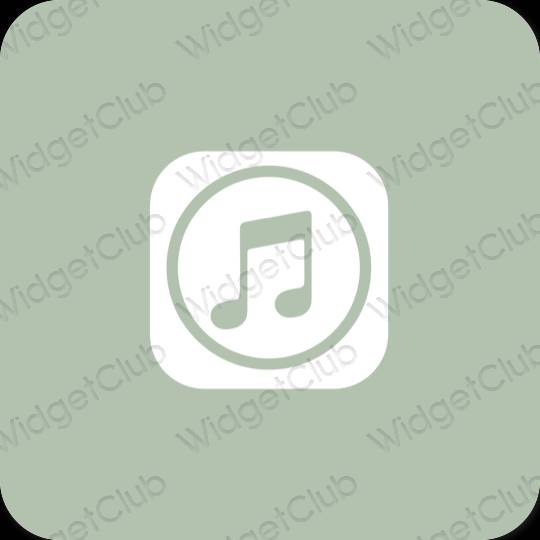 Estética LINE MUSIC ícones de aplicativos