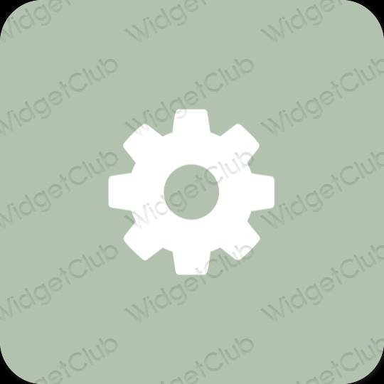 Esthetische Settings app-pictogrammen