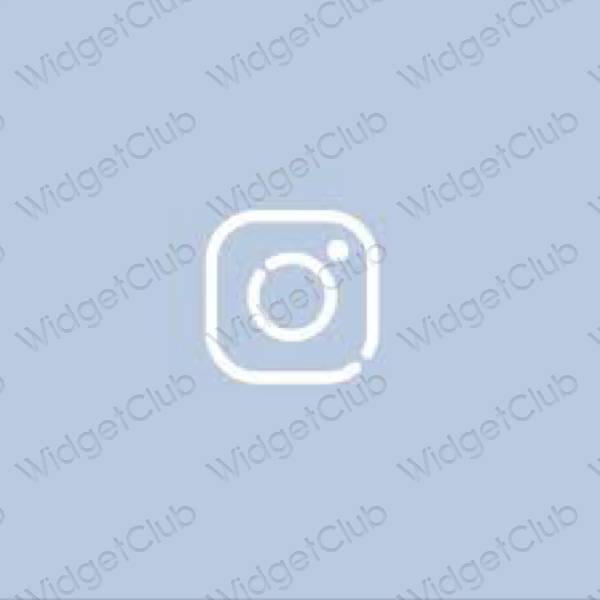 Estetik bənövşəyi Instagram proqram nişanları