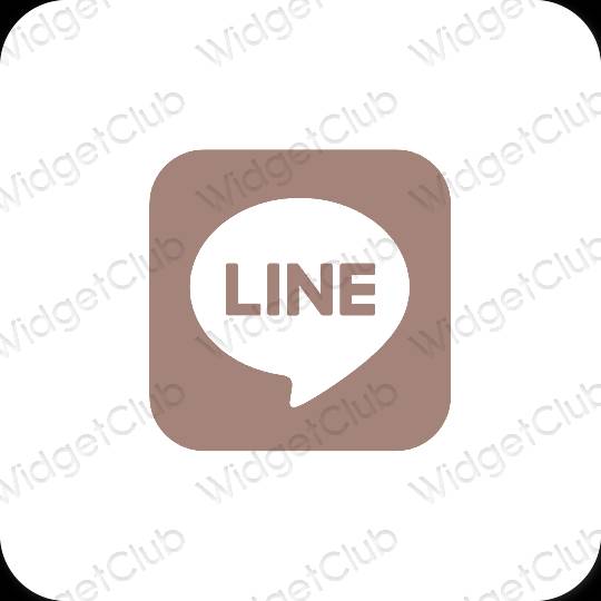 Естетични LINE икони на приложения