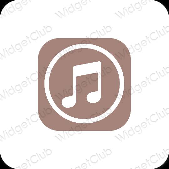 جمالية Apple Music أيقونات التطبيقات