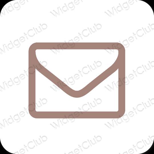 Estética Mail iconos de aplicaciones