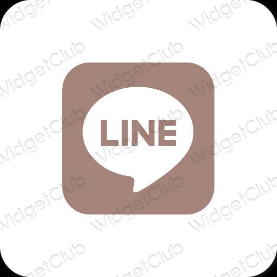 Естетичні LINE значки програм