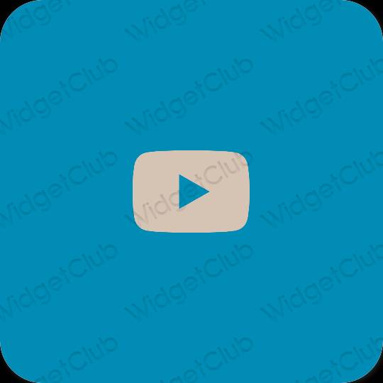 Esthetische Youtube app-pictogrammen