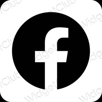 Icone delle app Facebook estetiche