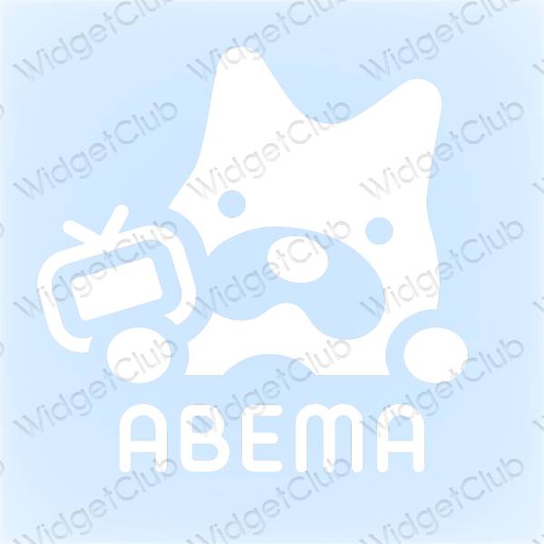 Icone delle app AbemaTV estetiche