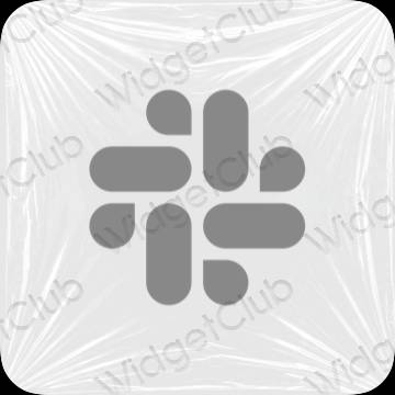 ესთეტიკური Slack აპლიკაციის ხატები