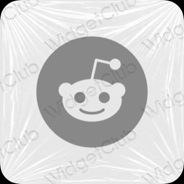ესთეტიკური Reddit აპლიკაციის ხატები