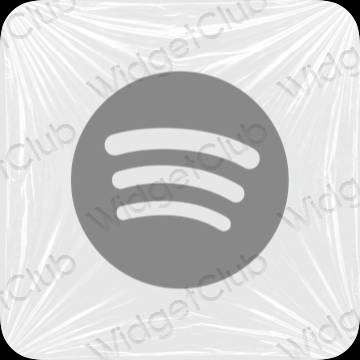 ესთეტიკური Spotify აპლიკაციის ხატები