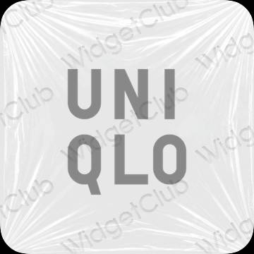 ესთეტიკური UNIQLO აპლიკაციის ხატები