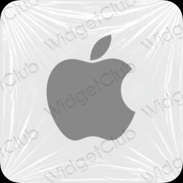 ესთეტიკური Apple Store აპლიკაციის ხატები
