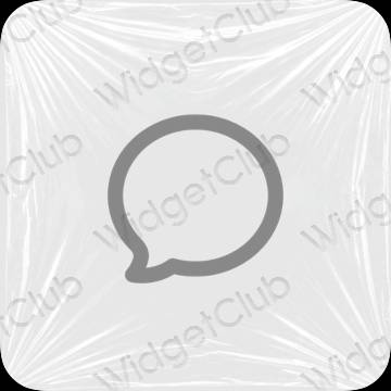 ესთეტიკური Messages აპლიკაციის ხატები