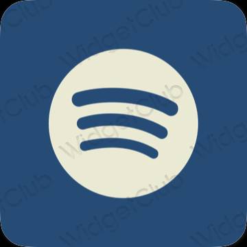 Estetické ikony aplikací Spotify