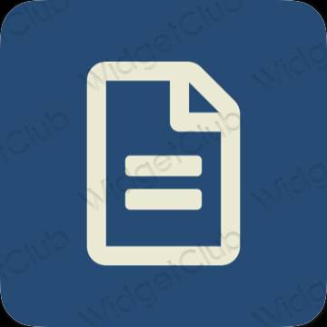 Aesthetic Google app icons