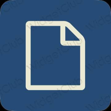 Aesthetic Google app icons
