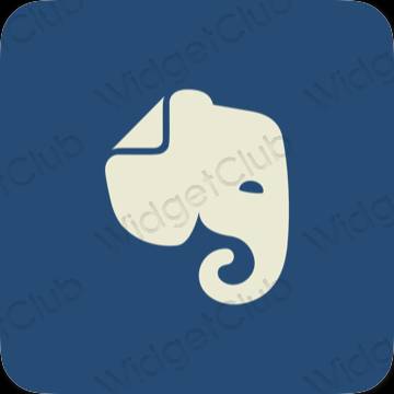 Estetické ikony aplikací Evernote
