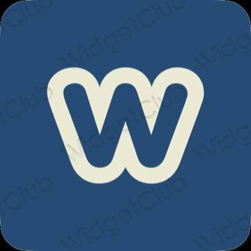 រូបតំណាងកម្មវិធី Weebly សោភ័ណភាព