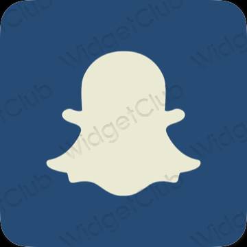 Estetické ikony aplikací snapchat