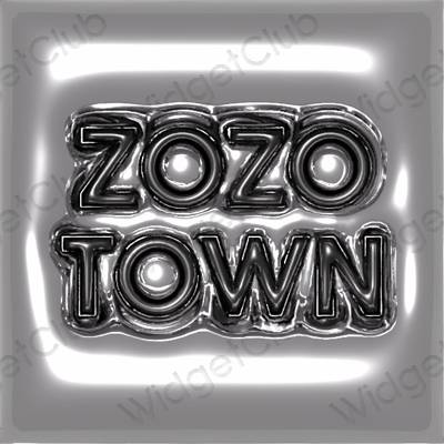 ესთეტიკური ZOZOTOWN აპლიკაციის ხატები