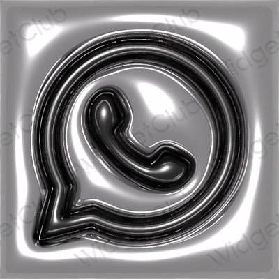 Estetické ikony aplikací WhatsApp