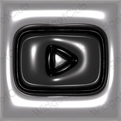 Estética Youtube ícones de aplicativos