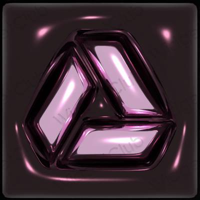 Ikon apl Google Drive Estetik