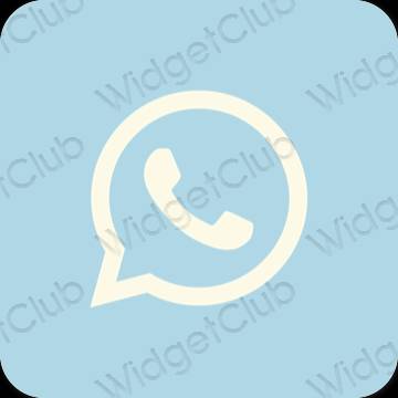 Estetiska WhatsApp appikoner