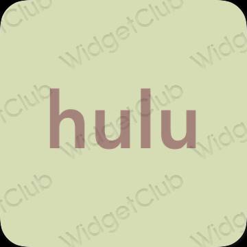 אייקוני אפליקציה hulu אסתטיים