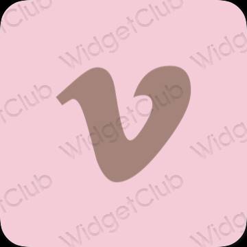 ไอคอนแอพ Aesthetic Vimeo
