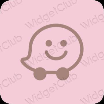 Естетичні Waze значки програм