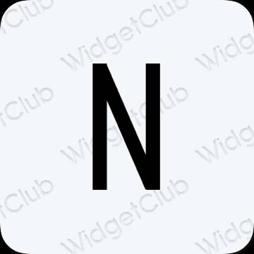 ესთეტიკური Netflix აპლიკაციის ხატები
