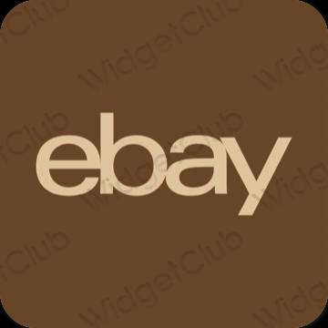 Estetiska eBay appikoner