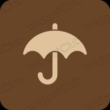 Icone delle app Weather estetiche