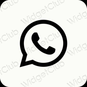 Æstetiske WhatsApp app-ikoner