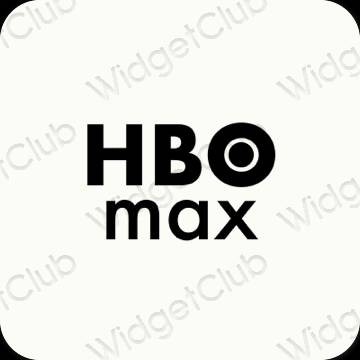 Icônes d'application HBO MAX esthétiques